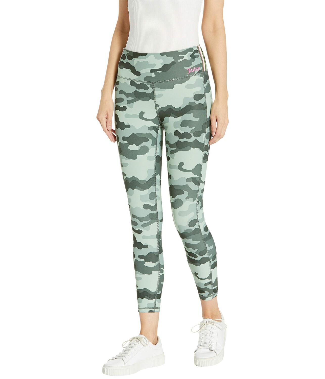 

Леггинсы Juicy Couture Sport, Side Stripe 7/8 Leggings