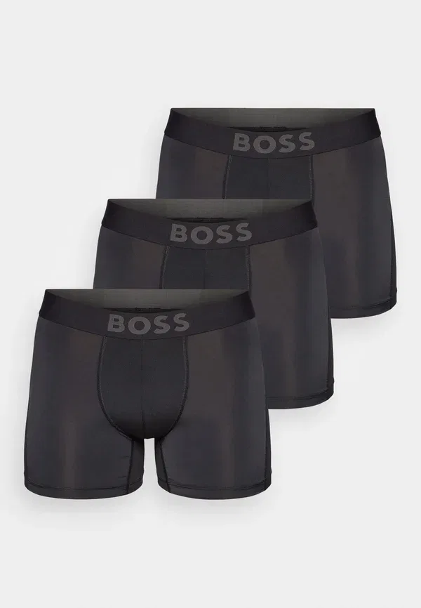 Комплект из 3 боксерских трусов Boss, черный — фото 4