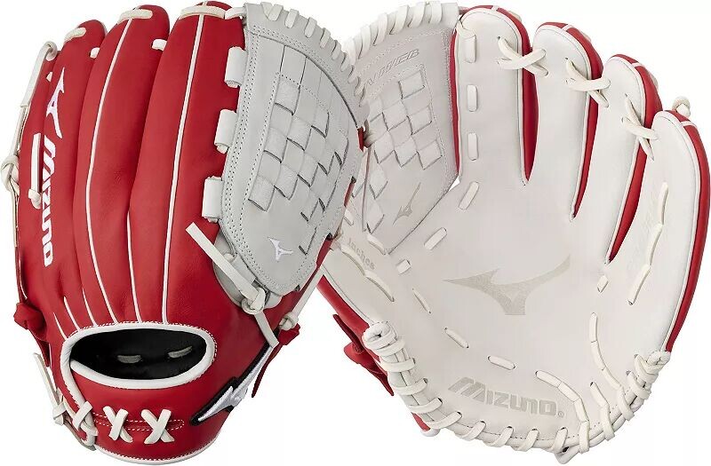 

Перчатки Fastpitch Mizuno 12 дюймов Nebraska Pro Select Series 2024 г., красный