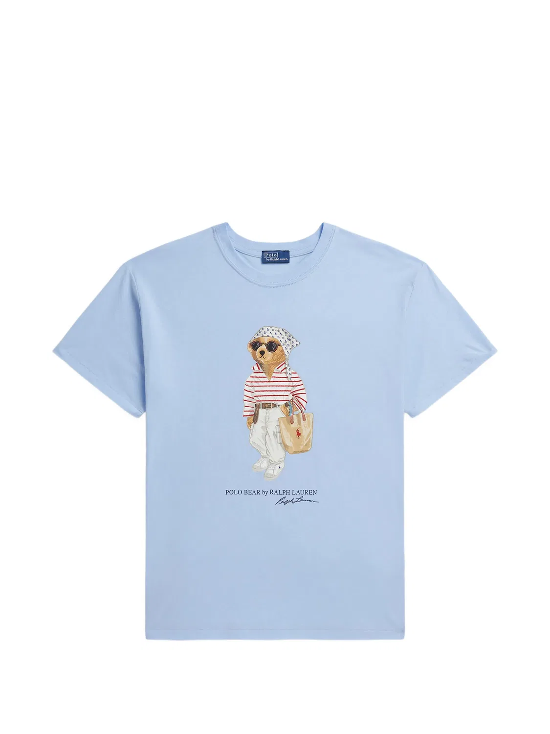 Футболка Polo Bear синяя Polo Ralph Lauren, синий