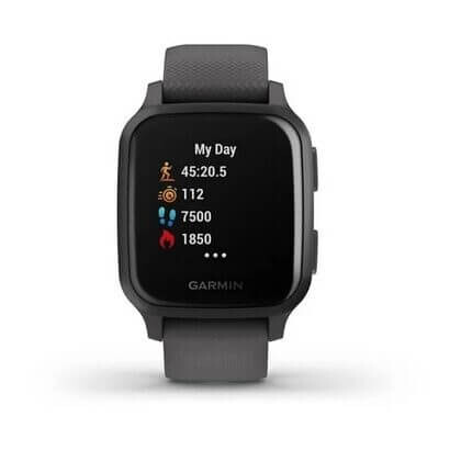 

Умные часы Garmin Venu SQ, графитовый, Серый, Умные часы Garmin Venu SQ, графитовый