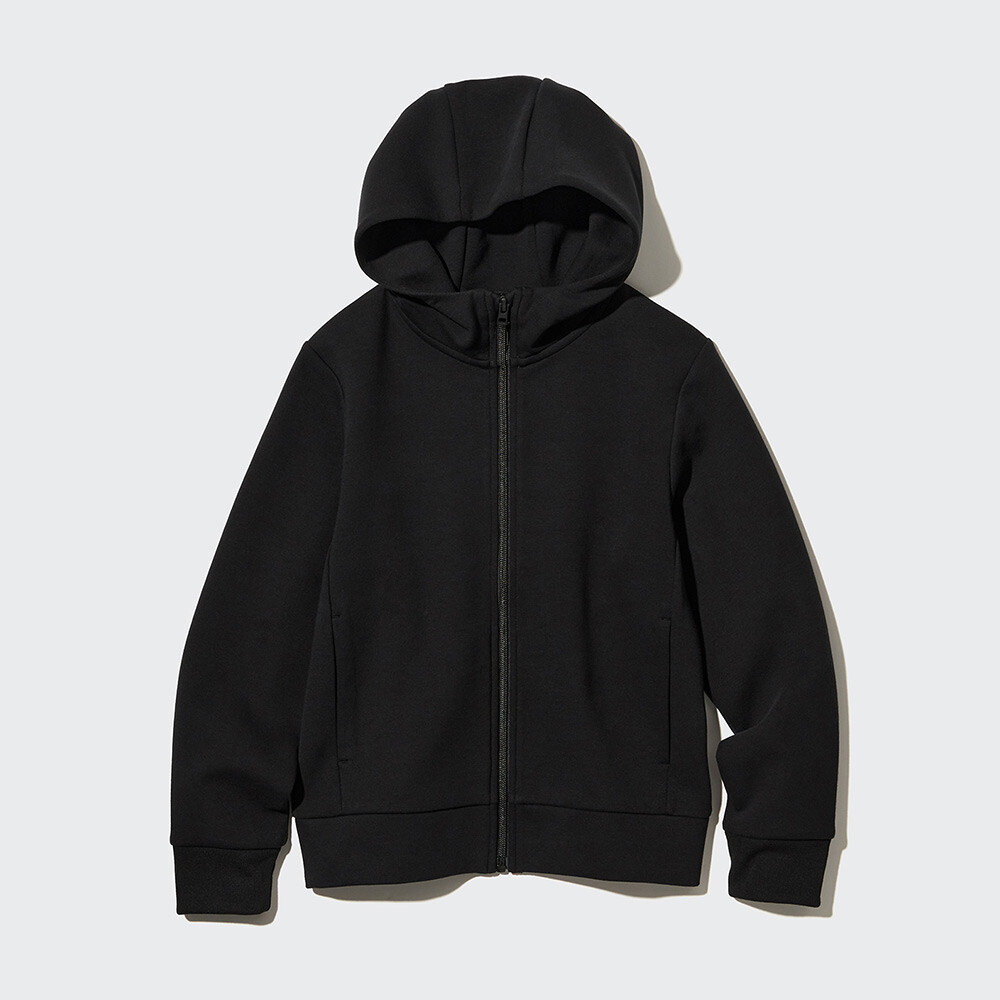 

Толстовка Uniqlo Kids Ultra Stretch Dry Sweat Zipped, черный