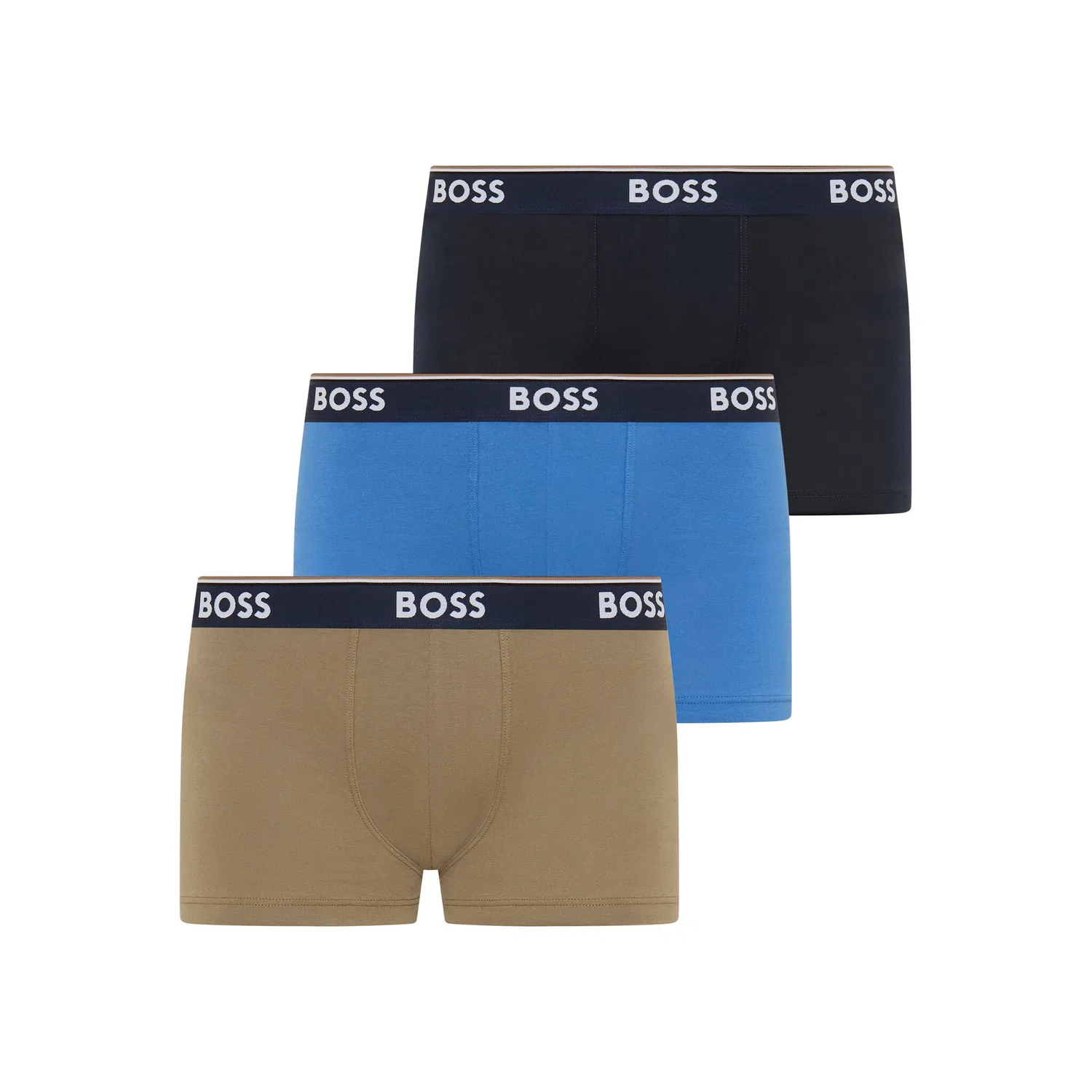 Мужские трусы-боксеры из стрейч-хлопка BOSS, Multicolor