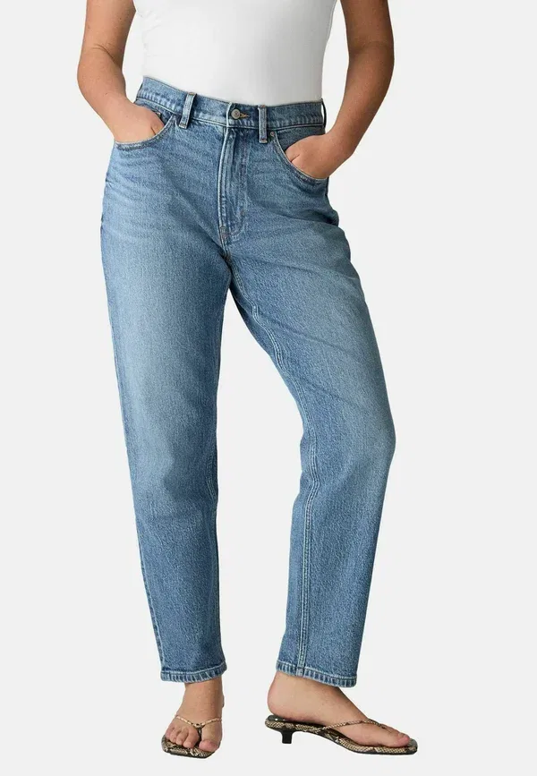 Брюки 99% хлопок 1% эластан Mamos stiliaus dzinsai Next mid blue, синий