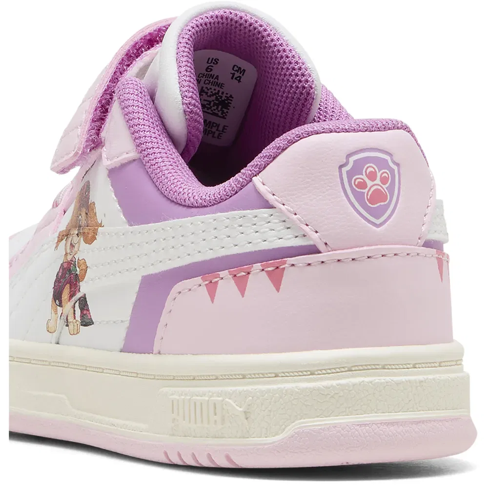 Детские кроссовки для девочек с липучками Caven III Paw Patrol Puma, White — фото 4