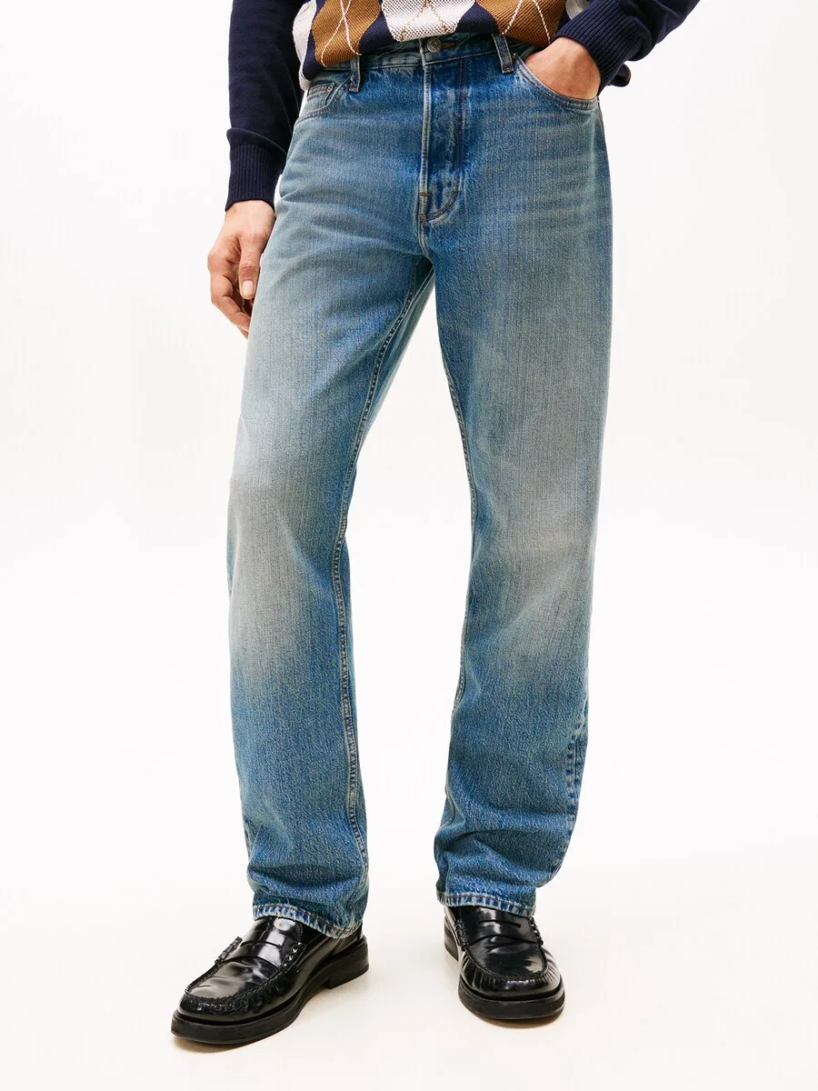 Джинсы TOMMY HILFIGER Regular Jeans 'Dover Whiskered' синего цвета — фото 3