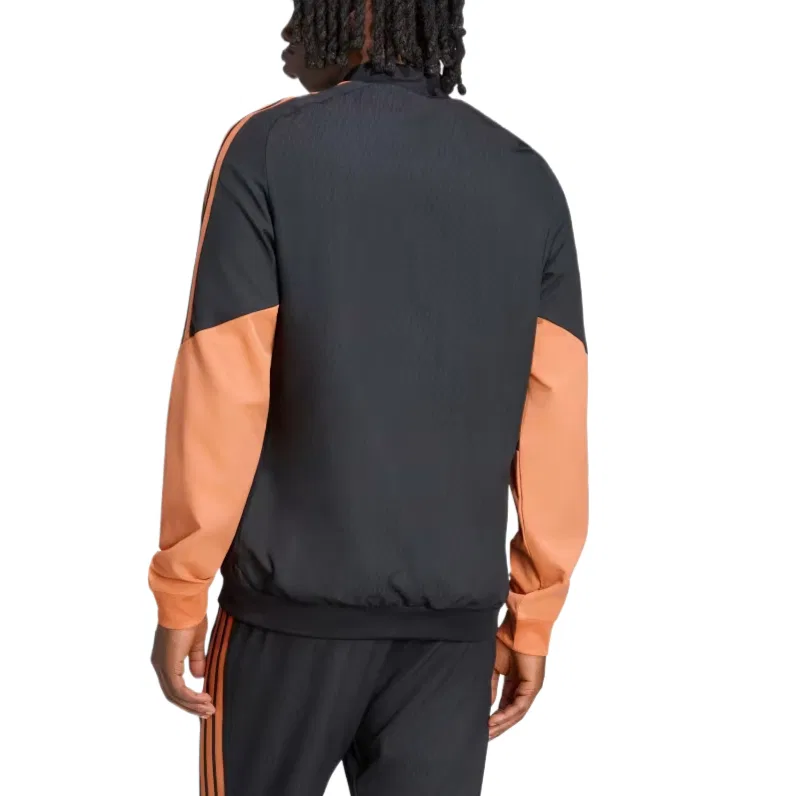 Мужская куртка с бейсбольным воротником Black Adidas, Black — фото 3