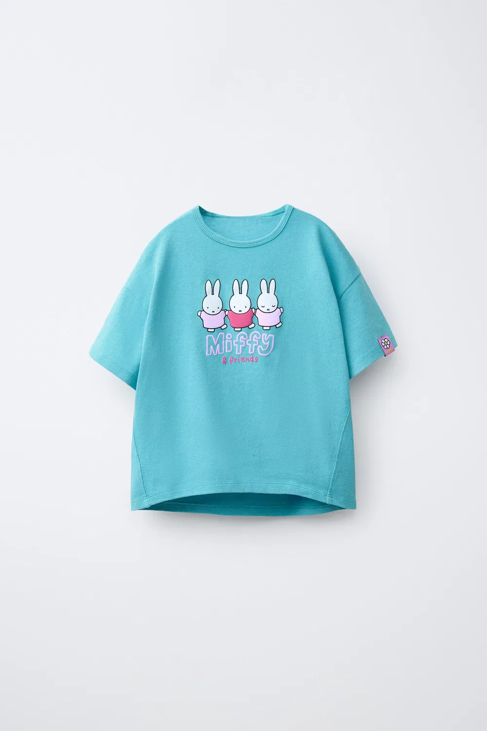 Футболка с вышивкой MIFFY MERCIS BV ZARA, Blue