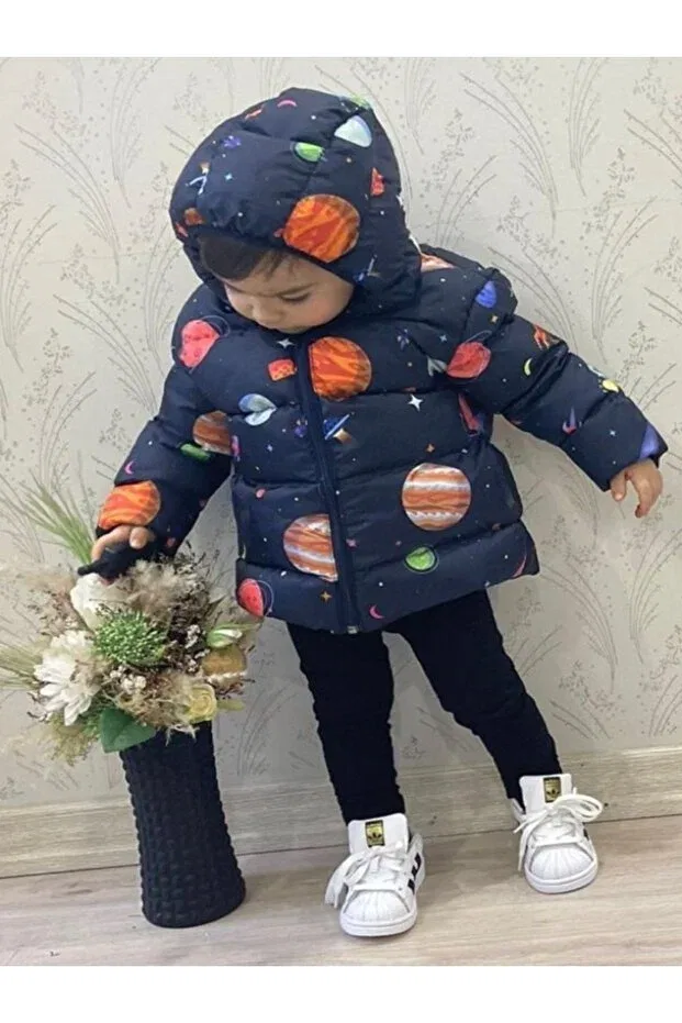 Детская куртка для мальчиков на молнии с капюшоном Sedefino, Multicolor