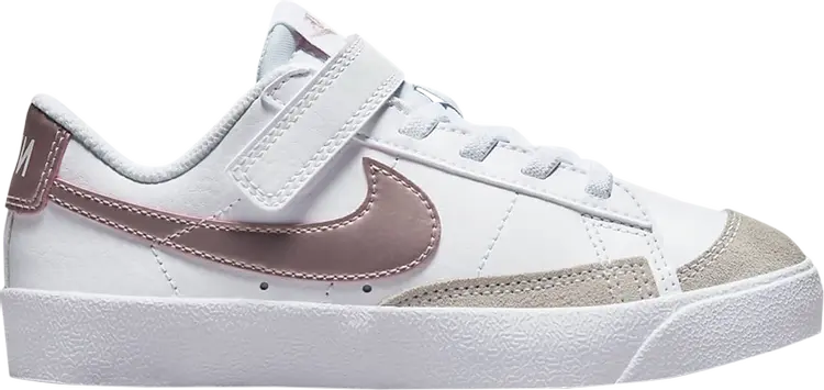 

Кроссовки Nike Blazer Low '77 PS 'White Pink Glaze', белый