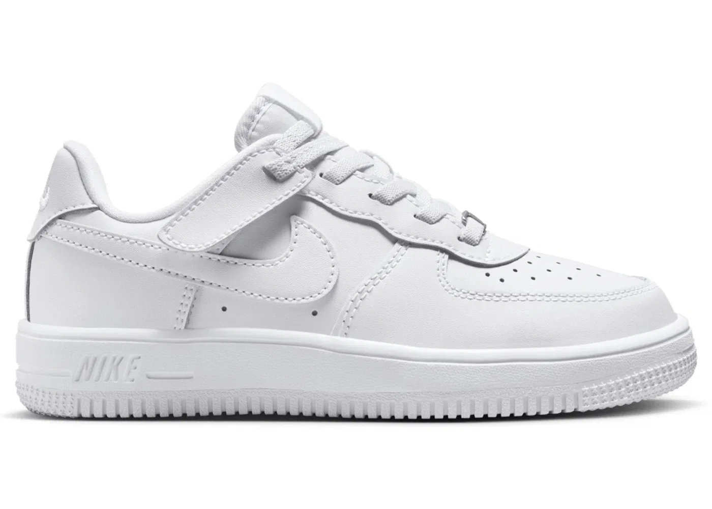Детские кроссовки с липучками Nike Force 1 Low EasyOn Nike, White/White/White