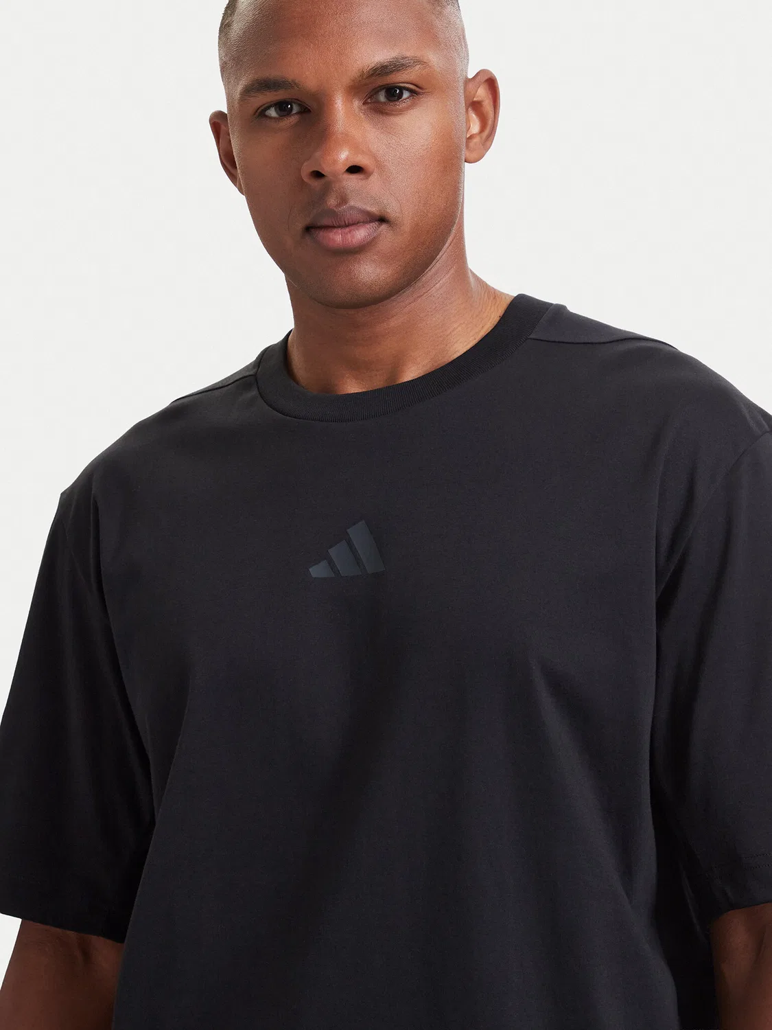 Мужская футболка свободного кроя Z.N.E Adidas, черный — фото 4