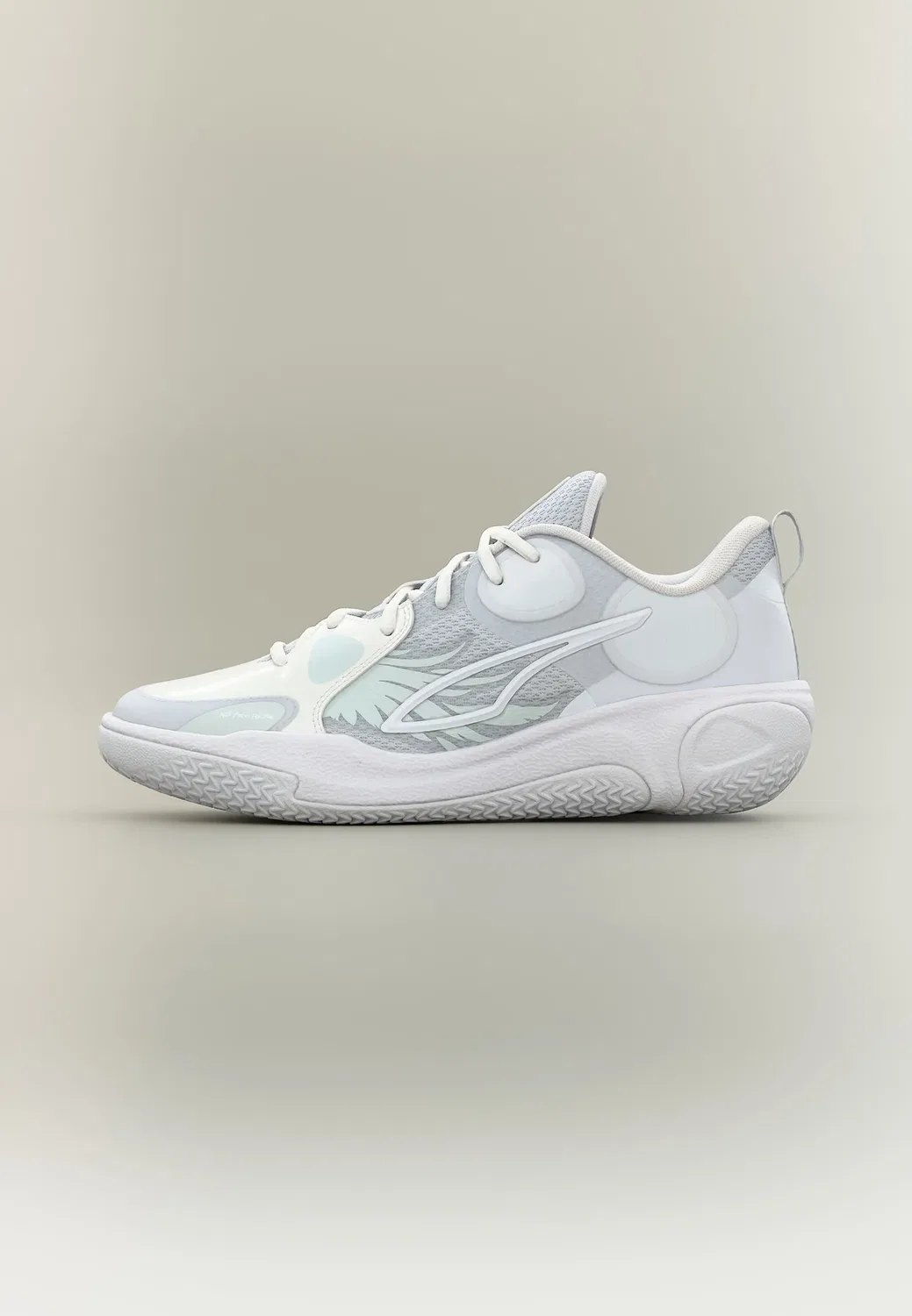 Mb world 01 jr унисекс - баскетбольные кроссовки Puma, White/Silver-Coloured Mist