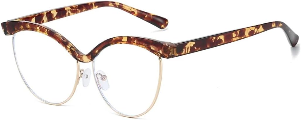 

Солнцезащитные очки для мужчин и женщин - защита UV400 - леопардовый принт "кошачий глаз", легкая оправа для занятий спортом на открытом воздухе и вождения DSVIGF, Golden Leopard