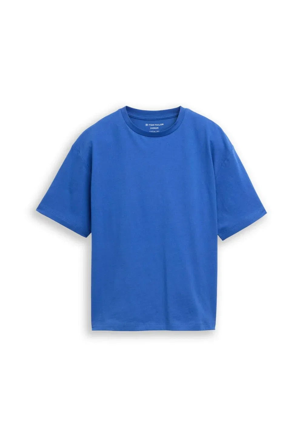 Футболка oversize mit foto-rückenprint - футболка с принтом Tom Tailor, Beau Blue