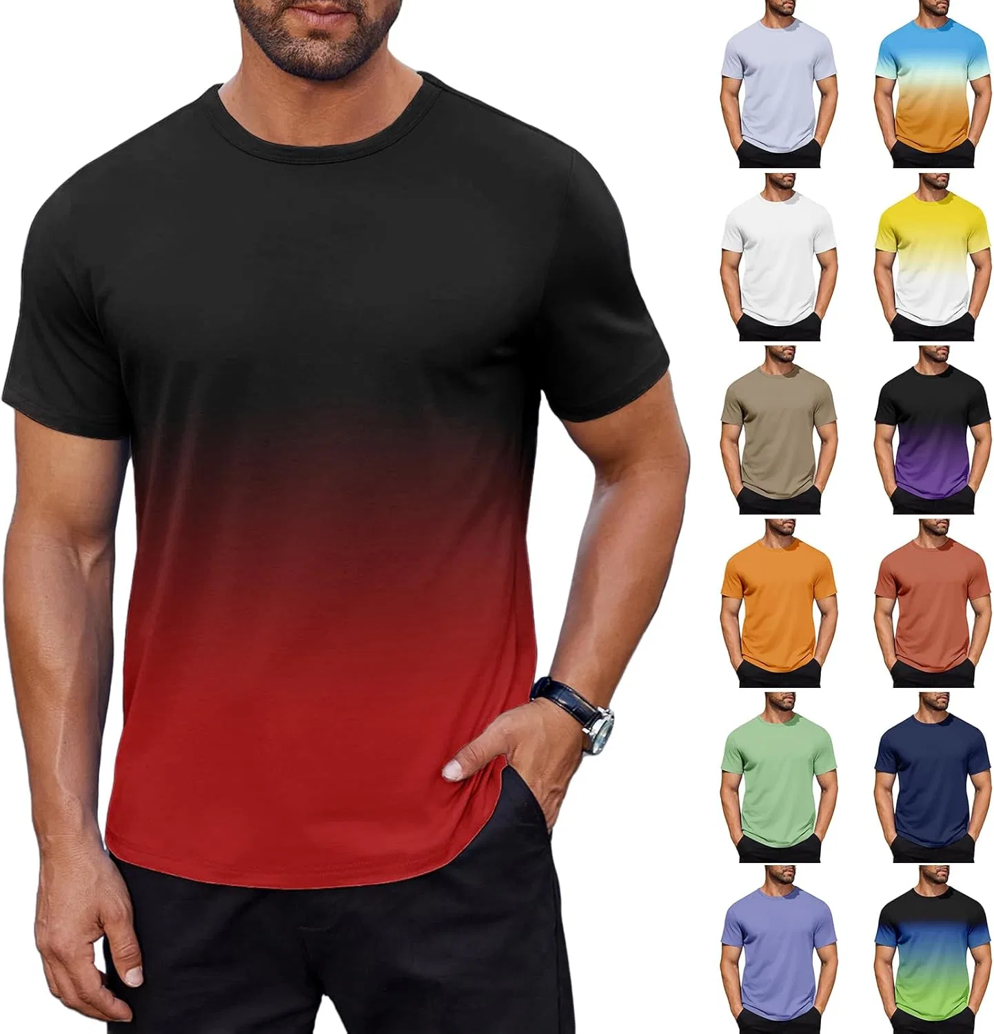 Мужская базовая футболка с круглым вырезом 13-pack, Style31