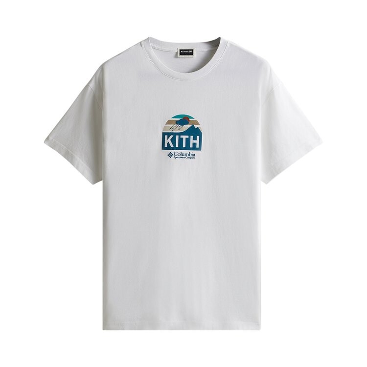 

Футболка Kith For Columbia EEA Rain Tee 'White', белый