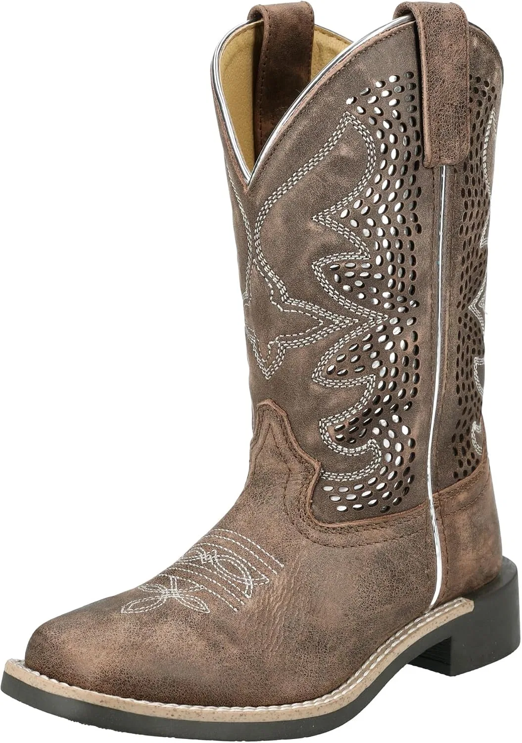 Детские сапоги для девочек с принтом Willow Smoky Mountain Boots, Vintage Chocolate/Silver