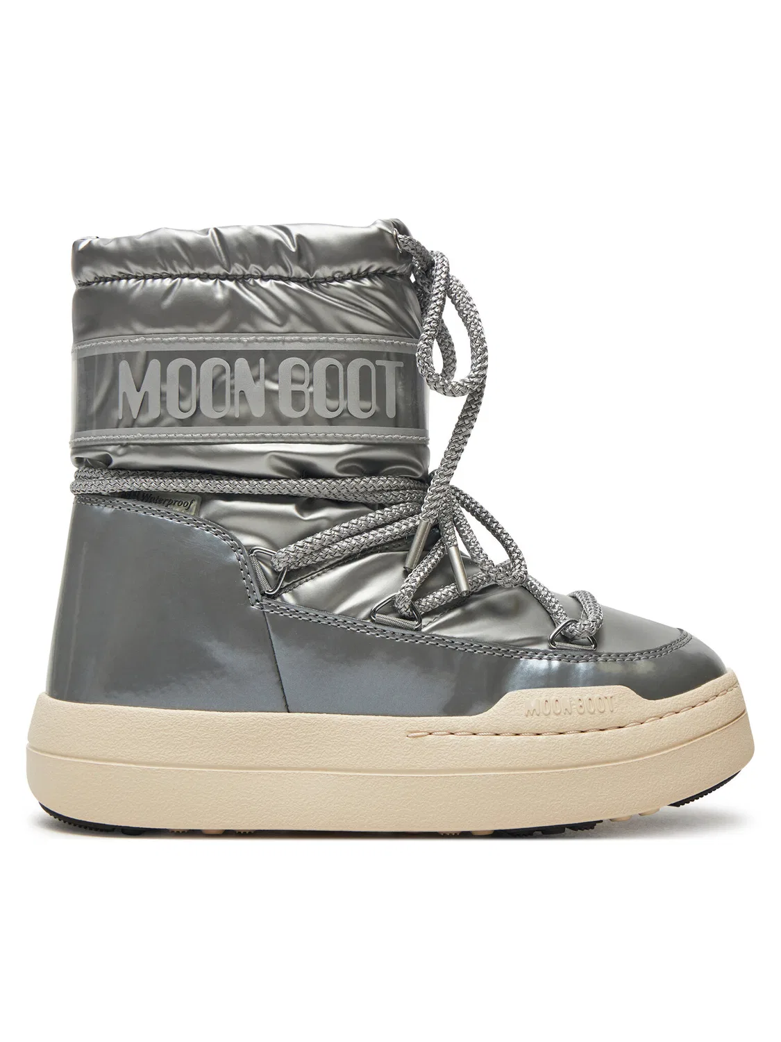 Снегоступы для девочки Junior Park Moon Boot, серебристый