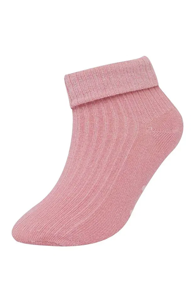 Детские носки для девочек хлопковые 4 шт Seamless 4-pack cotton long socks for baby girl c9092a5ns Defacto, Multicolor-Kr1 — фото 3