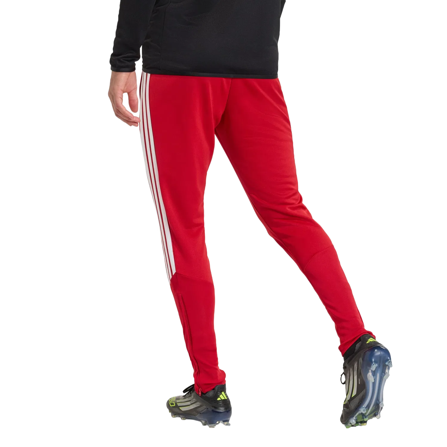 Мужские тренировочные штаны regular fit Adidas, красный — фото 3
