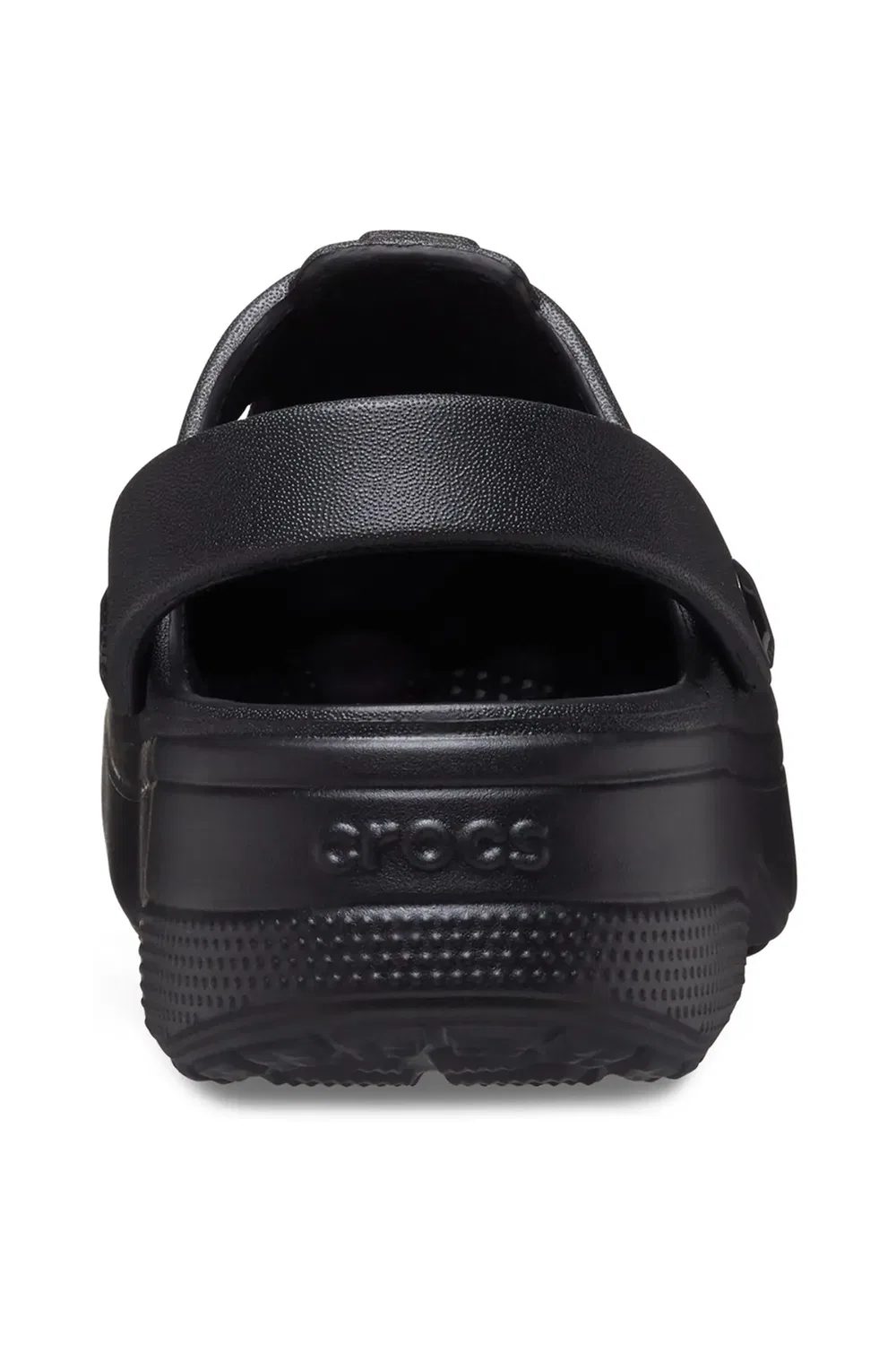Детские классические сабо с ремешком Mary Jane Crocs, Black — фото 2