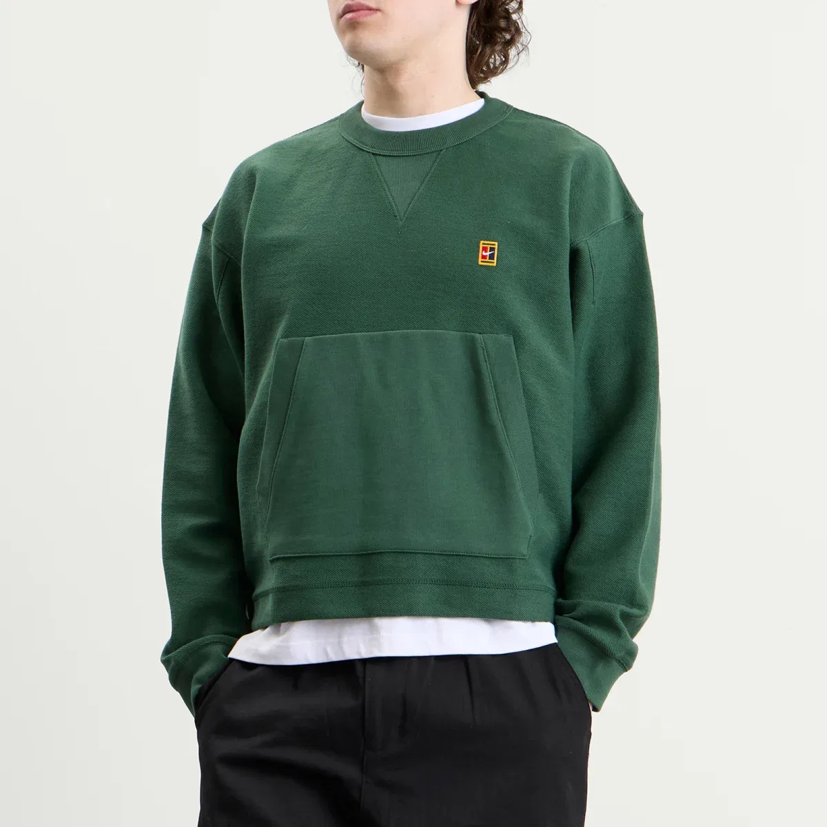 Свитшот из футера с круглым вырезом Club Rules Fleece Crew Nike, Fir & Sail — фото 2