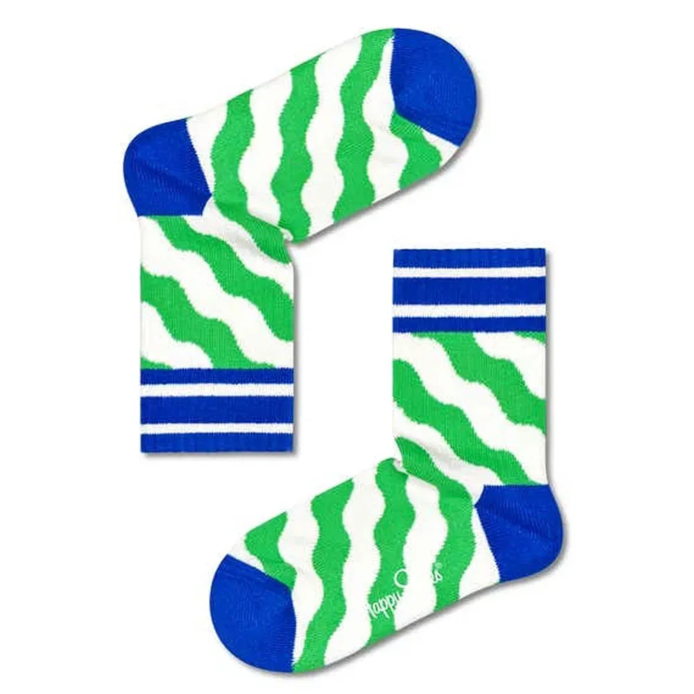 Носки Polka Stripe Rib Happy Socks, белый