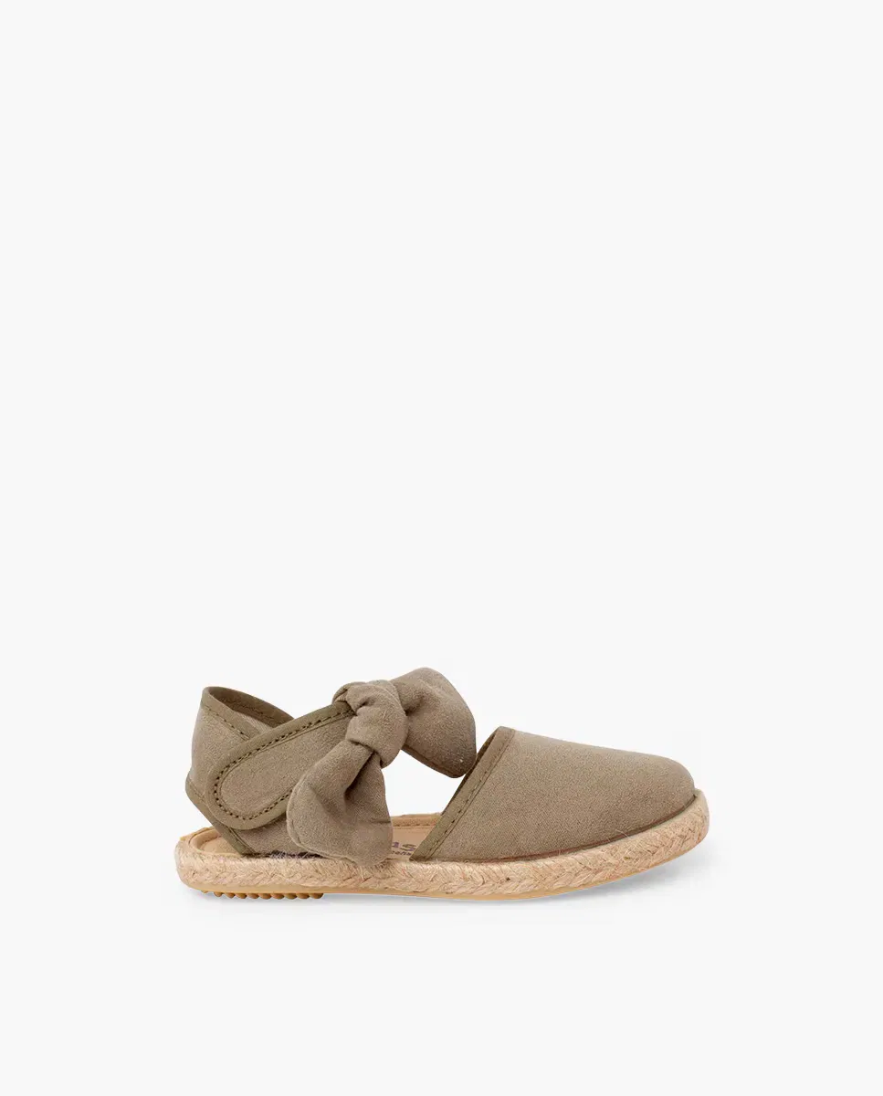 Детские эспадрильи для девочек с имитацией замши Lazo Suede Pisamonas, Verde