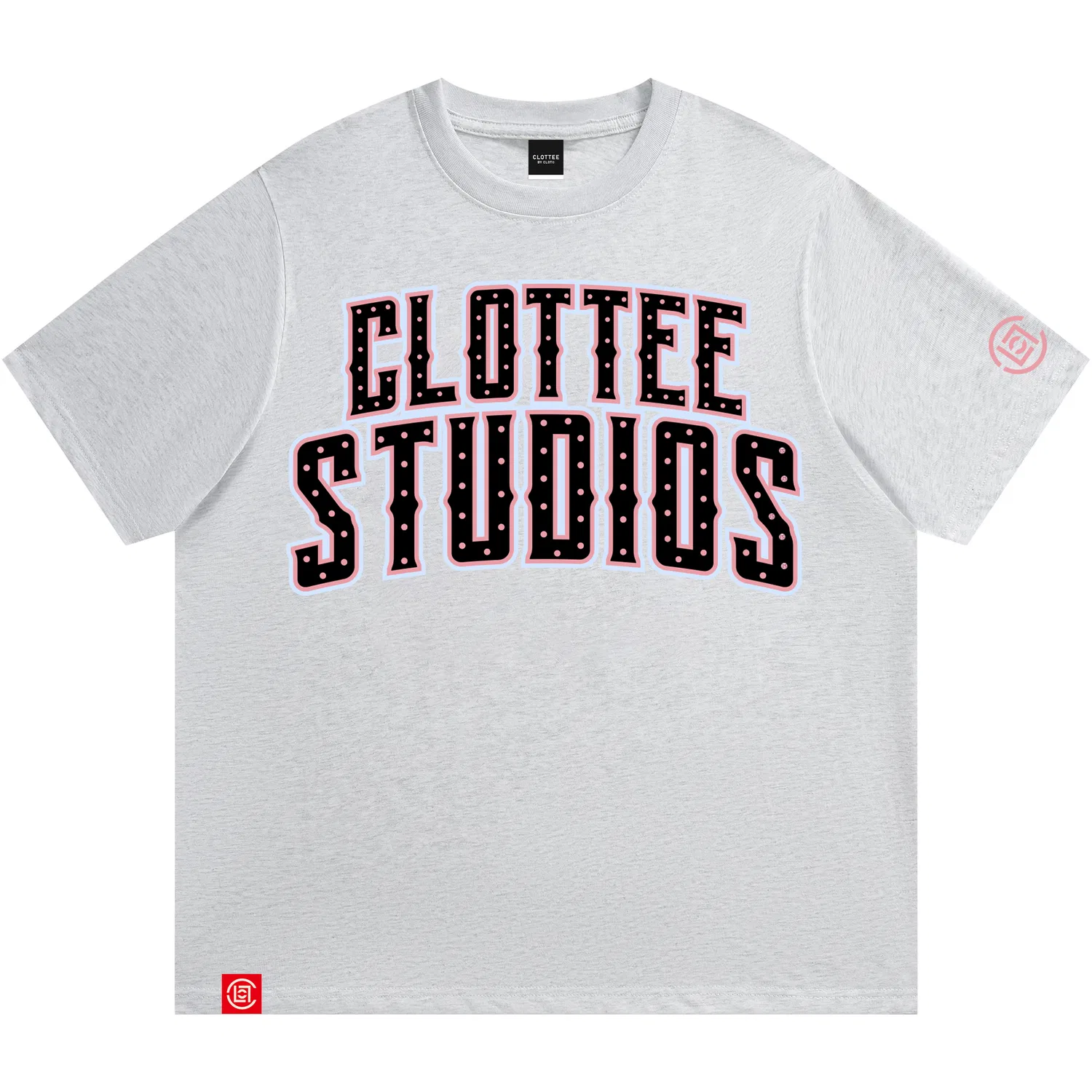 CLOT Детская футболка с круглым вырезом, среднего кроя, Heather Gray
