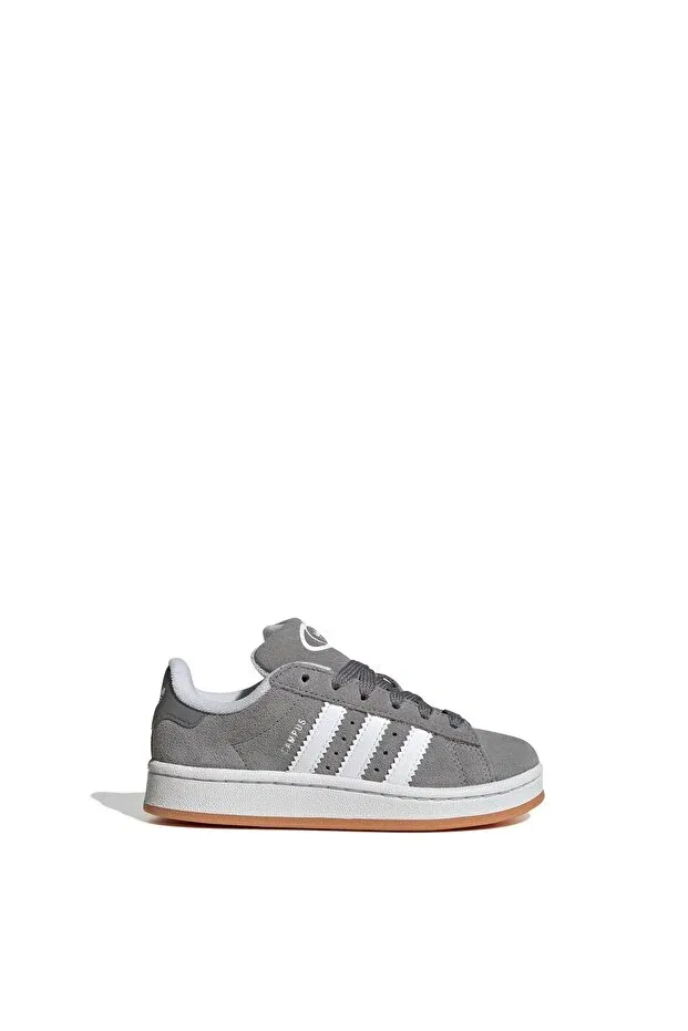 Детские кроссовки для девочек с коротким каблуком Campus 00s c unisex kids sneakers ji4330 Adidas, Gray — фото 3
