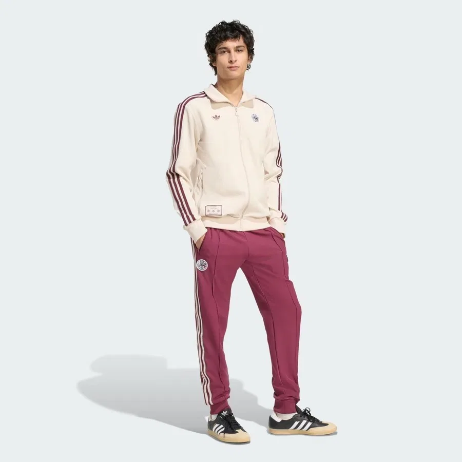 Спортивные штаны adidas Ajax Amsterdam Terrace Icons, Розовый — фото 3