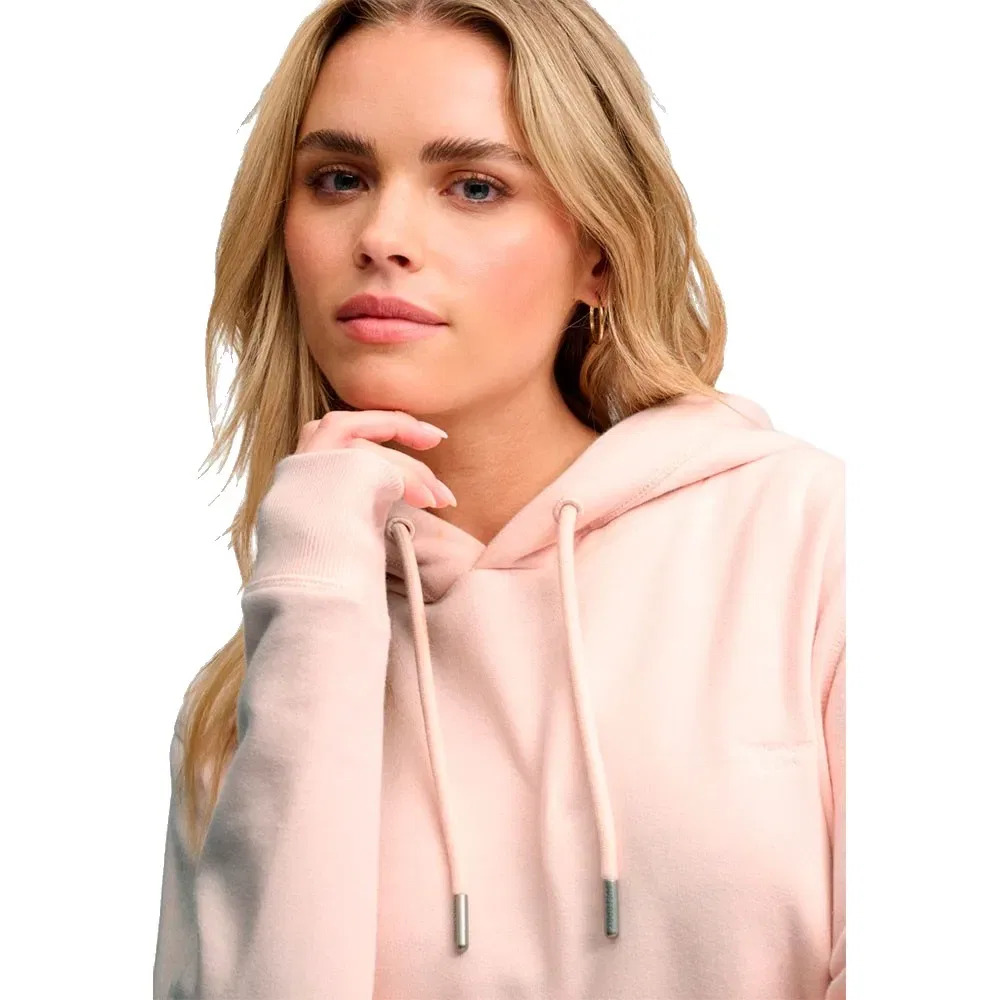 Женский худи с капюшоном Signature Embroidered Superdry, Pink — фото 4