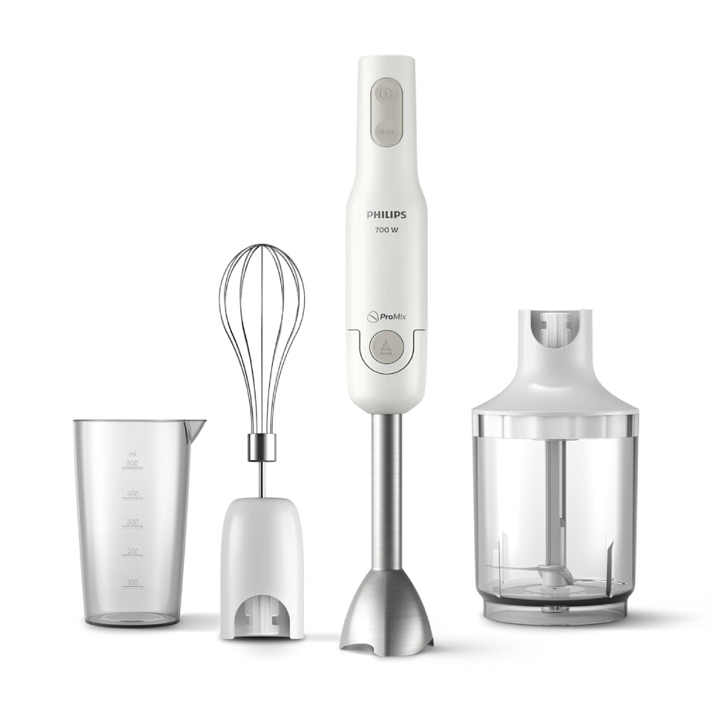 

ДУБЛЬ Блендер погружной Philips Daily Collection ProMix HR2545/01, белый