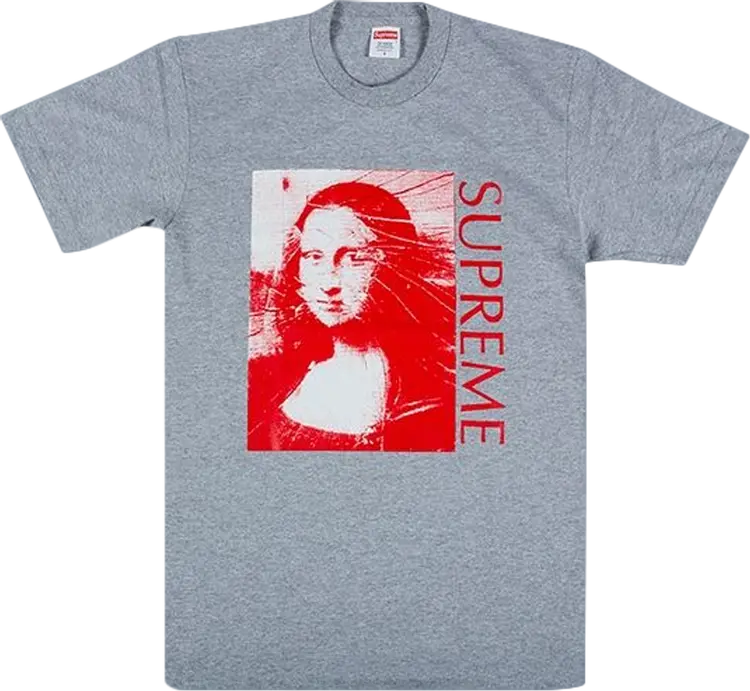 

Футболка Supreme Mona Lisa T-Shirt 'Grey', серый