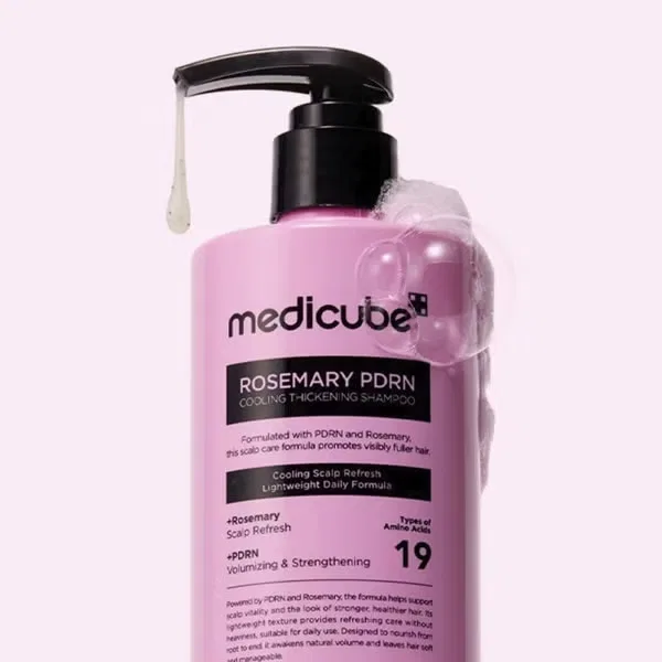 Шампунь освежающий с розмарином Medicube Rosemary PDRN, 400 мл — фото 4