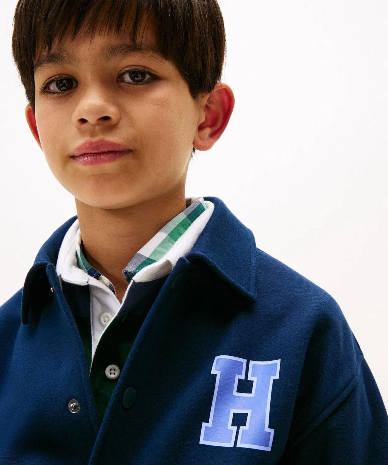 Детский бомбер с принтом Varsity Multi Badge TOMMY HILFIGER, Navy — фото 4