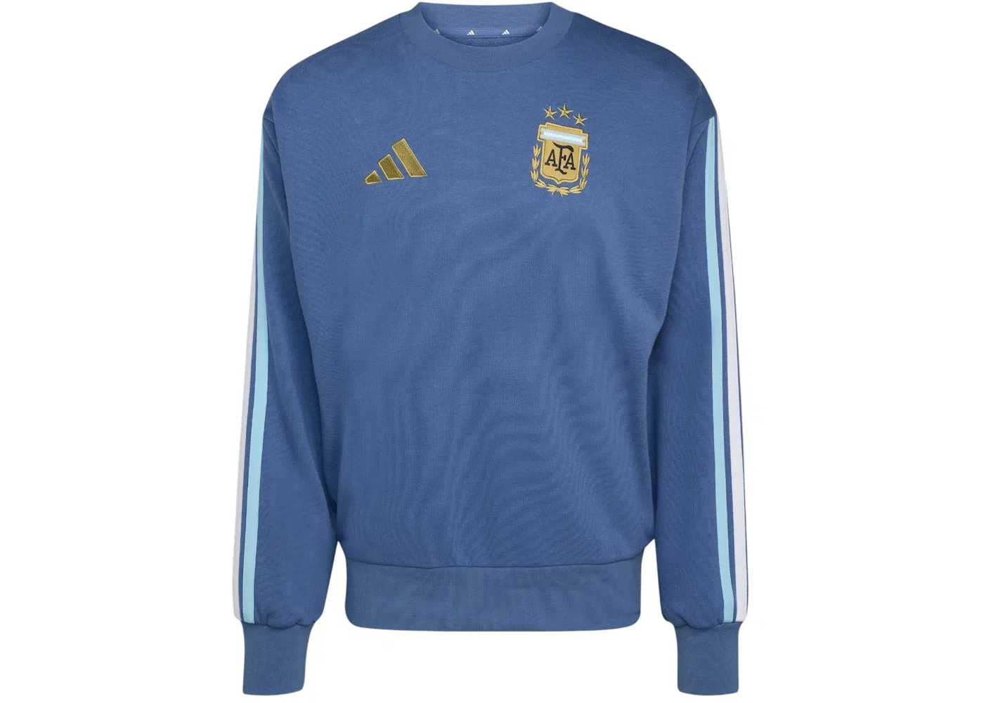 Мужской свитшот с длинным рукавом Adidas Argentina DNA Crew, Crew Blue