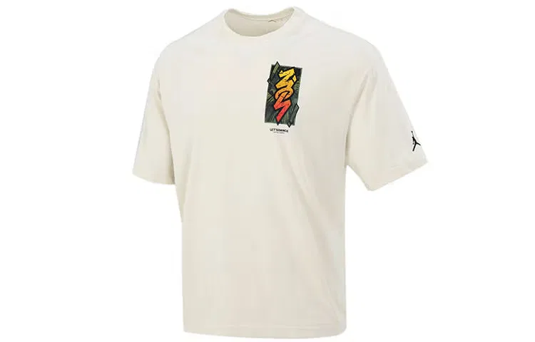 Футболка с принтом Jordan Dri-FIT Zion Nike, кремовый