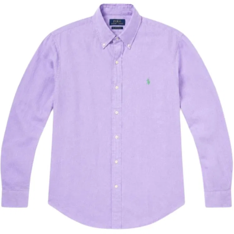 Мужская рубашка с лацканами, модерат, Polo Ralph Lauren, Purple