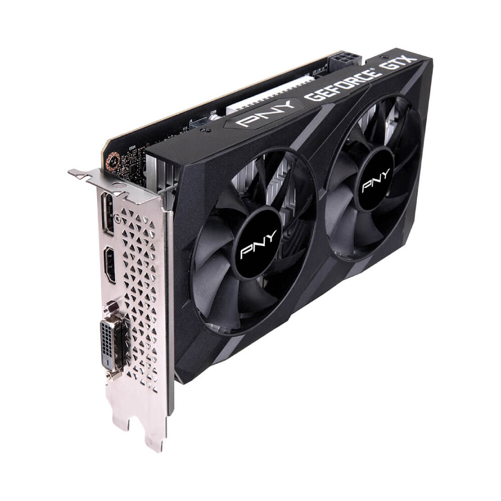 

Видеокарта PNY GeForce GTX 1650 4GB GDDR6 Dual Fan, 4 ГБ, черный