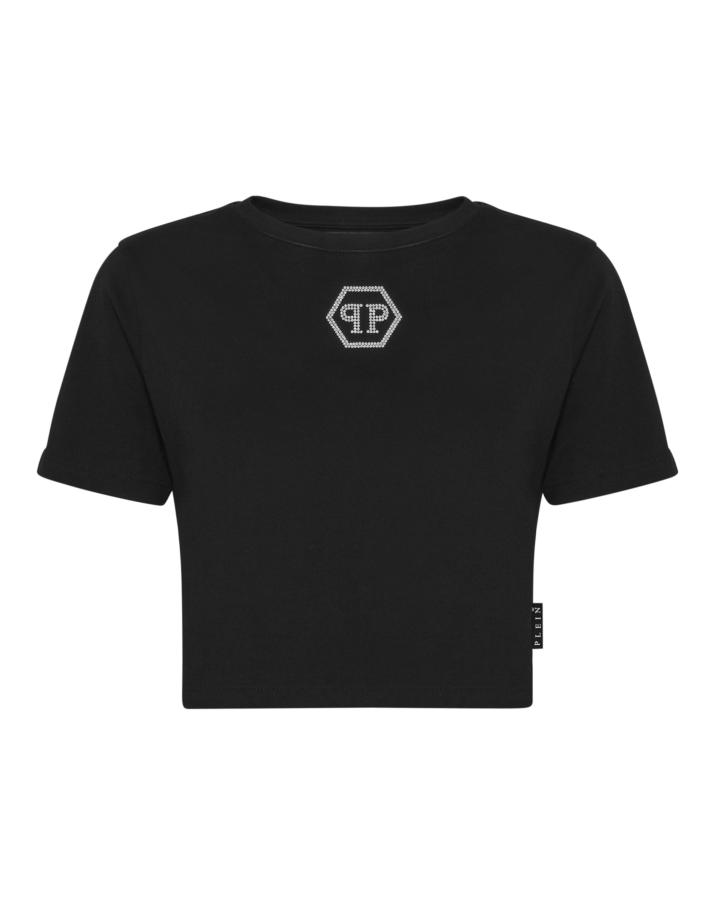 

Футболка с круглым вырезом SS Crystal Hexagon Philipp Plein, черный