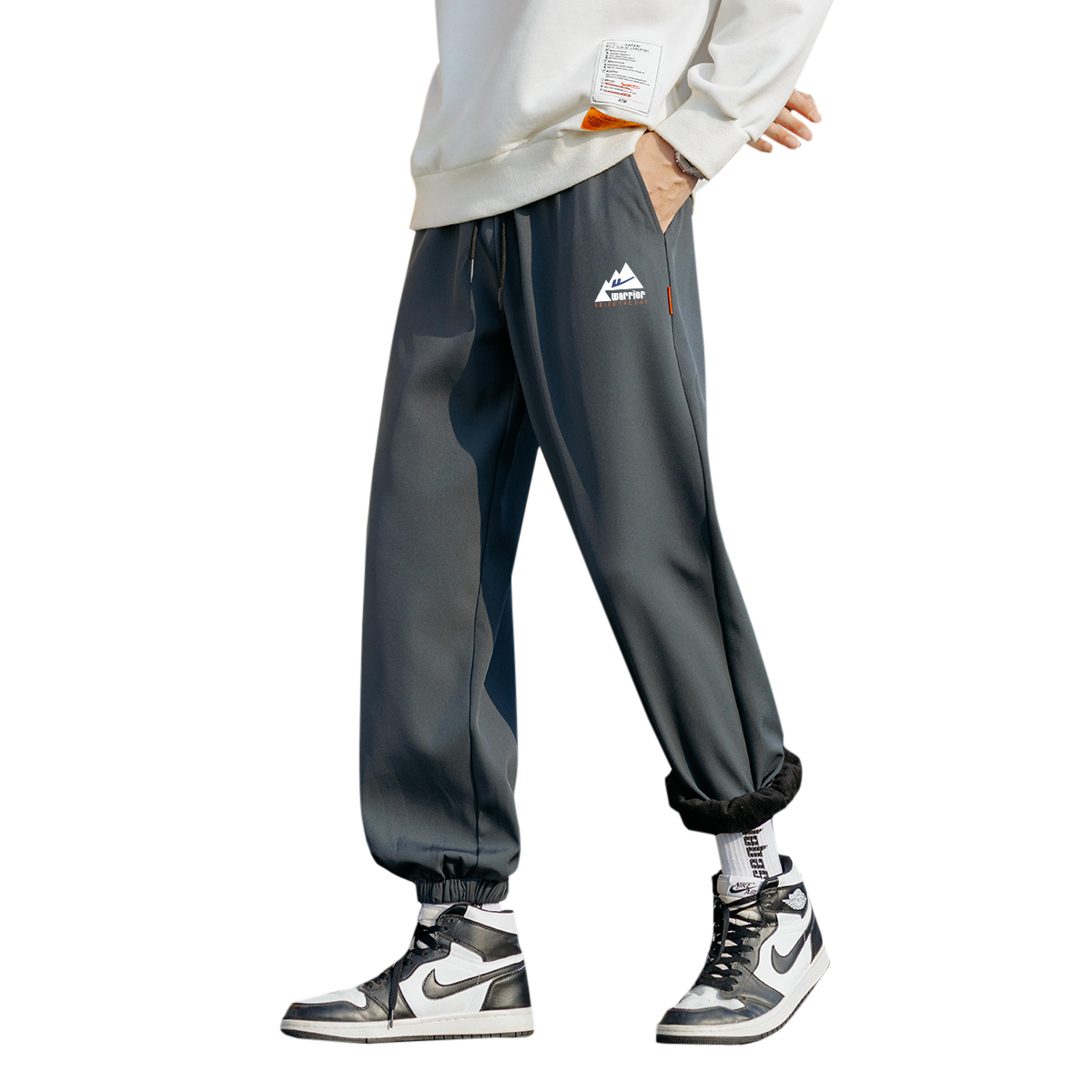 

Вязаные свитшоты Unisex WARRIOR, темно-серый