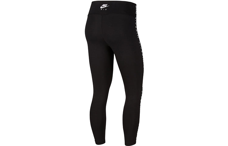 Леггинсы (WMNS) Nike Sportswear 7/8 Leggings 'Black', черный — фото 2