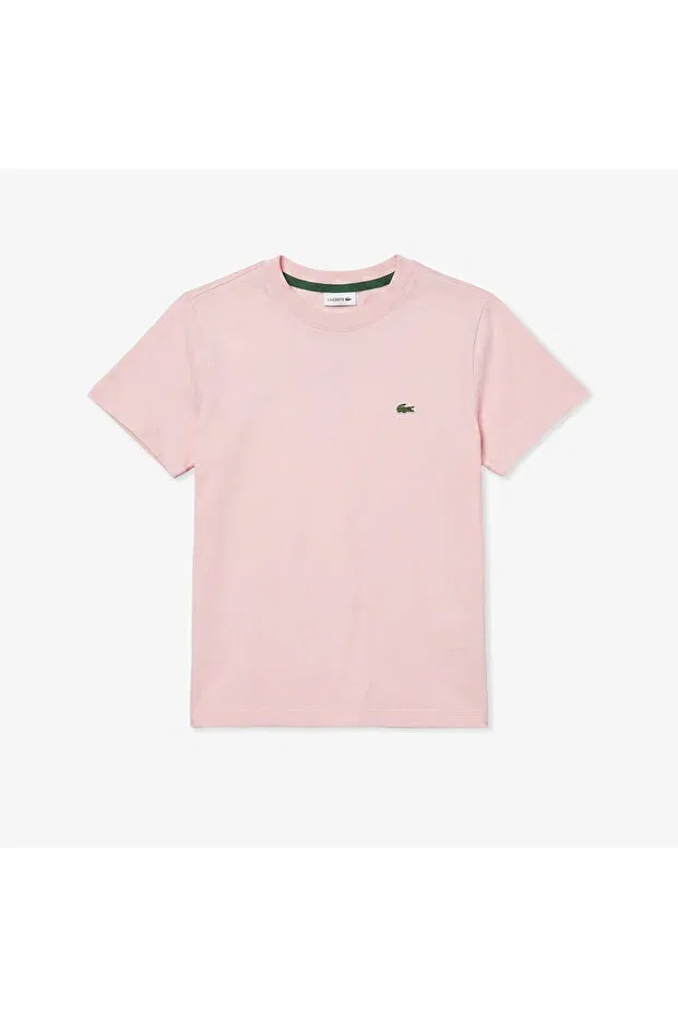 Детская футболка с коротким рукавом Lacoste, Al5-Pink — фото 2