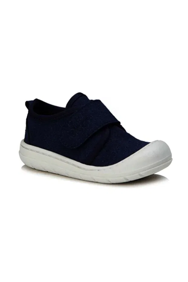 Детские ботинки для девочек на липучке Vicco, Navy Blue — фото 2