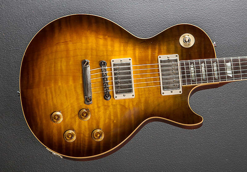 

Стандартное переиздание Les Paul 1959 года - Green Lemon Burst Gibson Les Paul Standard Reissue -