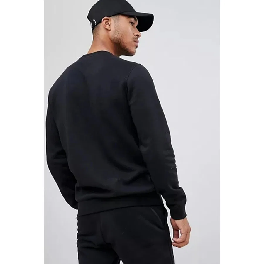 Свитшот мужской с длинным рукавом Nike Sportswear Club Fleece, Черный — фото 3