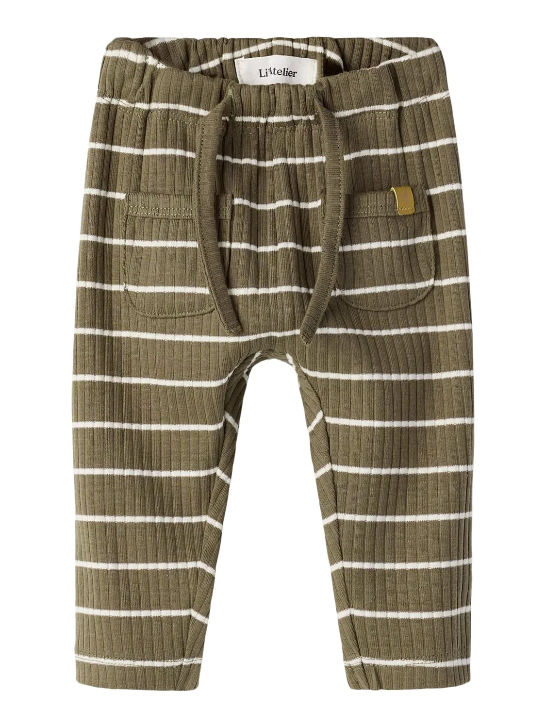 Штаны из футера NBMKAIL REG PANT LIL Name It, бежевый