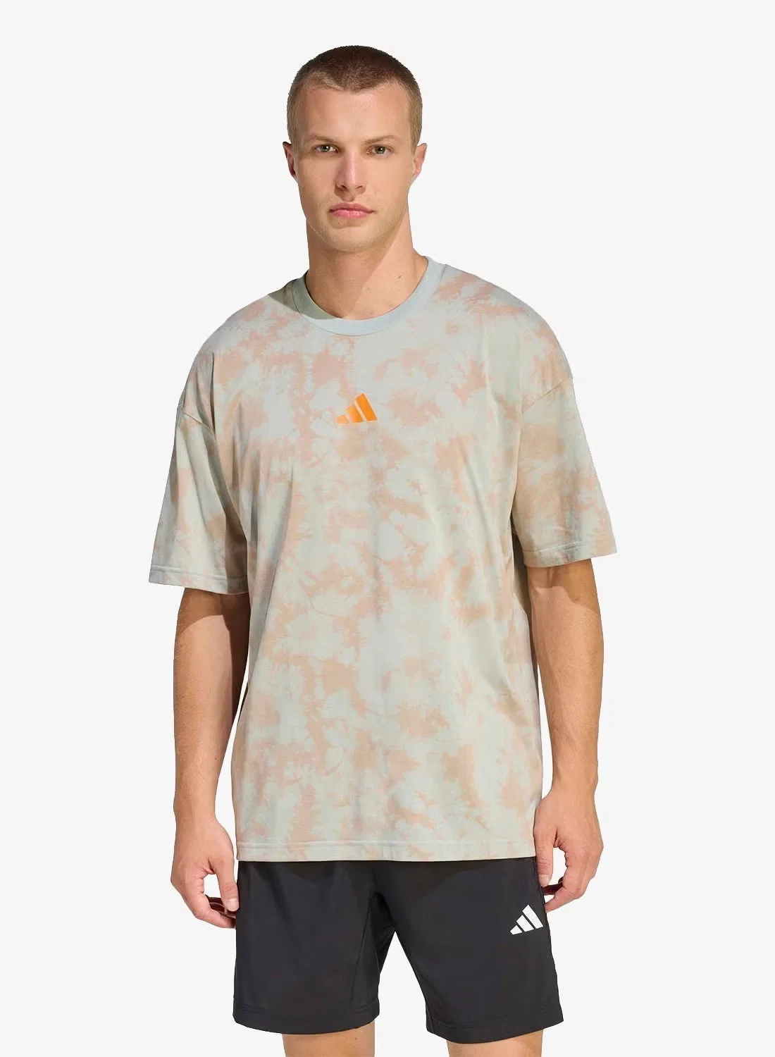 Футболка с принтом Fun Training Graphic Adidas, зеленый